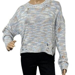 525 America Distressed Sweater